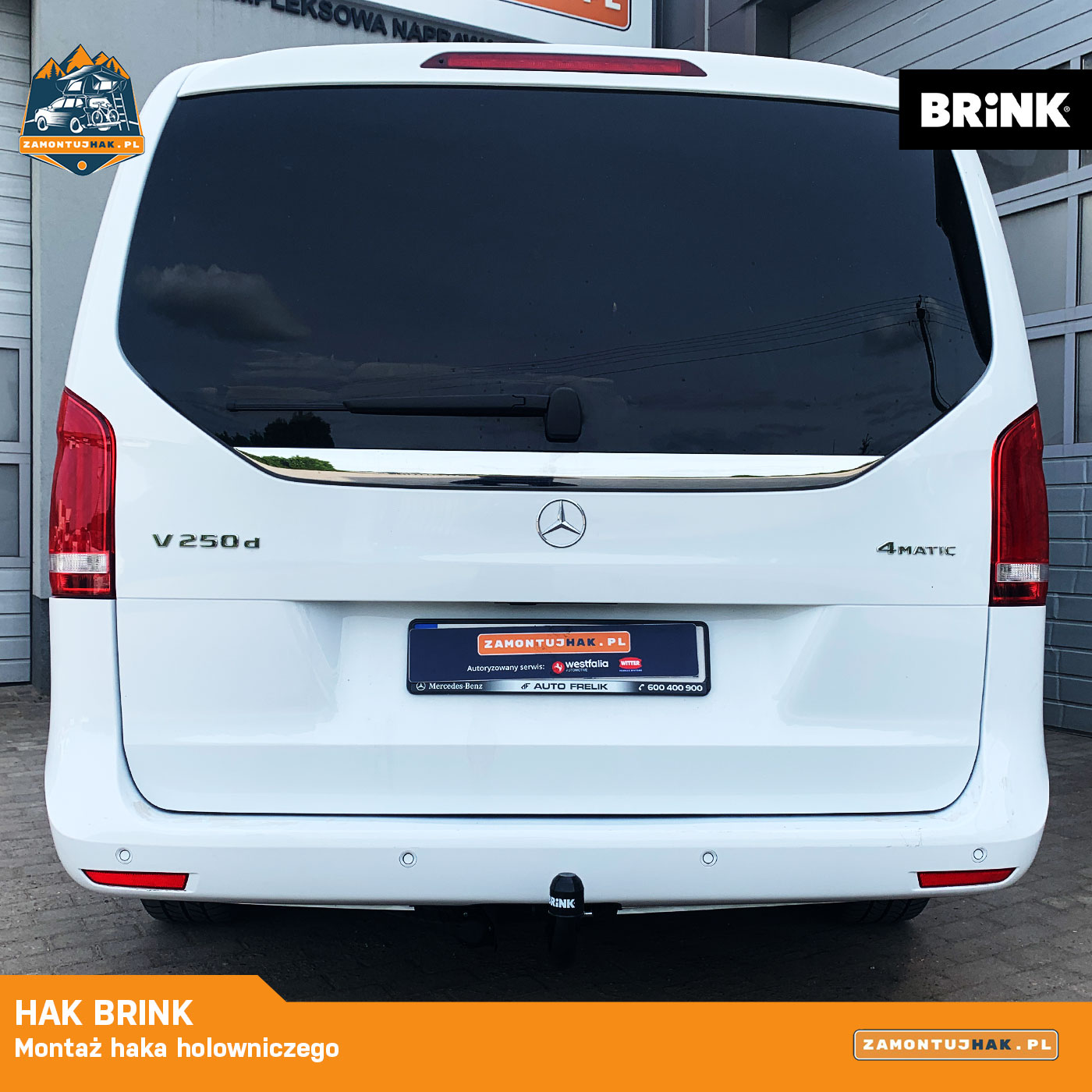 hak do mercedesa V250d